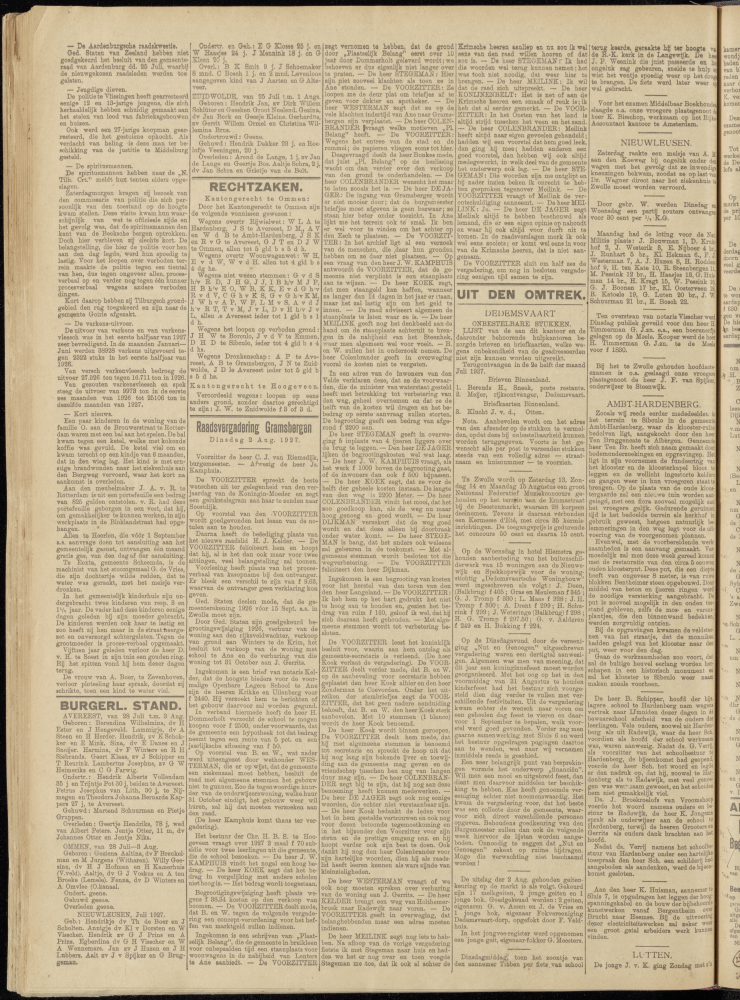 Bekijk detail van "Dedemsvaartsche Courant 6/8/1927 pagina 6 van 8<br xmlns:atlantis="urn:atlantis" />"