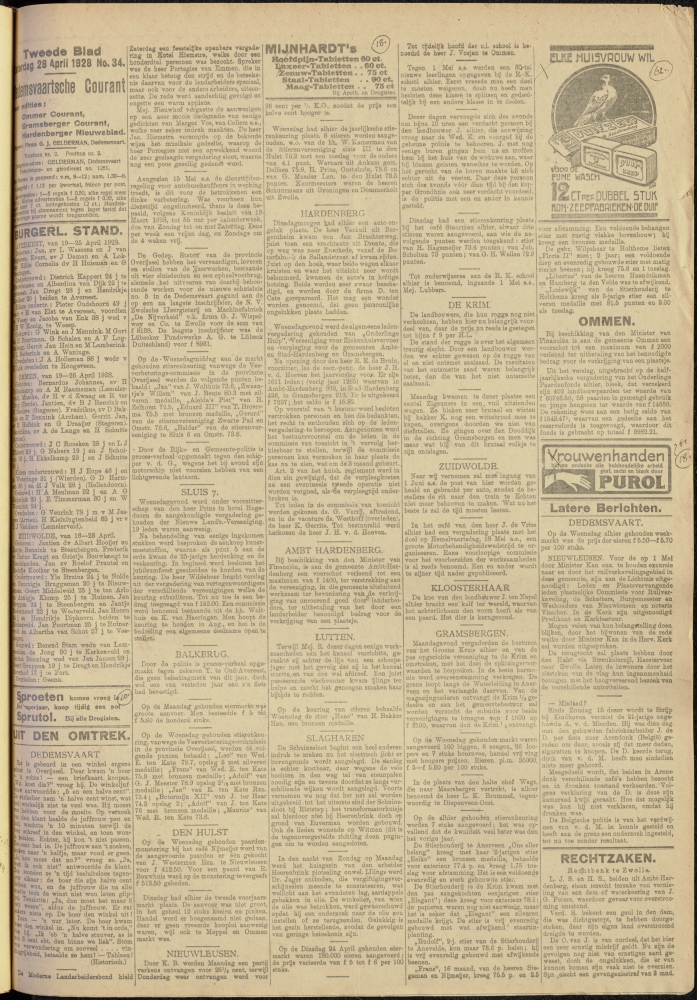 Bekijk detail van "Dedemsvaartsche Courant 28/4/1928 pagina 5 van 8<br xmlns:atlantis="urn:atlantis" />"