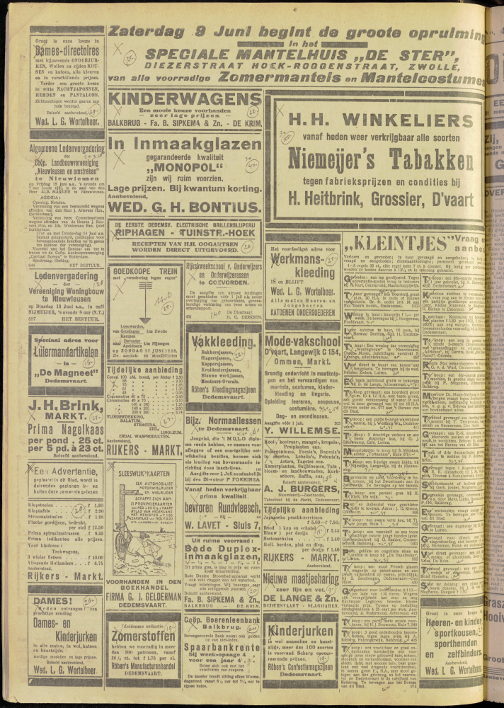 Bekijk detail van "Dedemsvaartsche Courant 9/6/1928 pagina 8 van 8<br xmlns:atlantis="urn:atlantis" />"