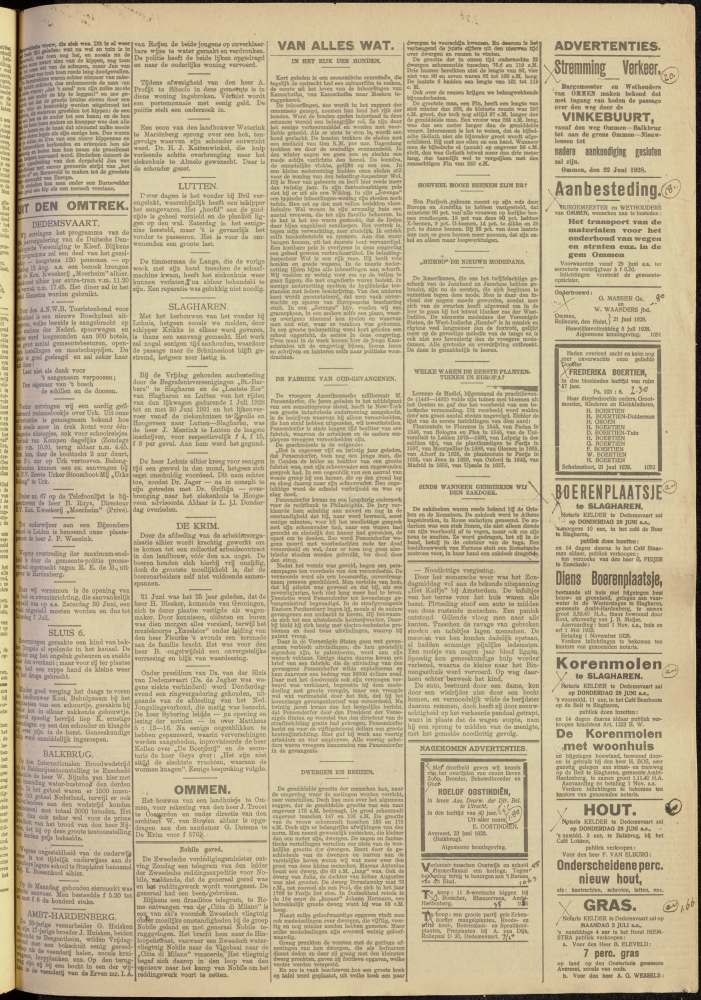 Bekijk detail van "Dedemsvaartsche Courant 27/6/1928 pagina 3 van 4<br xmlns:atlantis="urn:atlantis" />"
