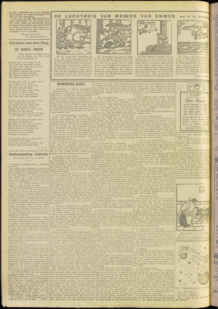 Bekijk detail van "Dedemsvaartsche Courant 30/6/1928 pagina 2 van 8<br xmlns:atlantis="urn:atlantis" />"