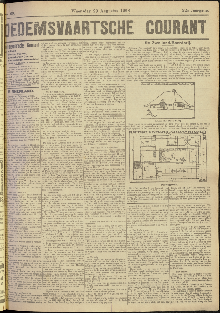 Bekijk detail van "Dedemsvaartsche Courant 29/8/1928 pagina 1 van 4<br xmlns:atlantis="urn:atlantis" />"