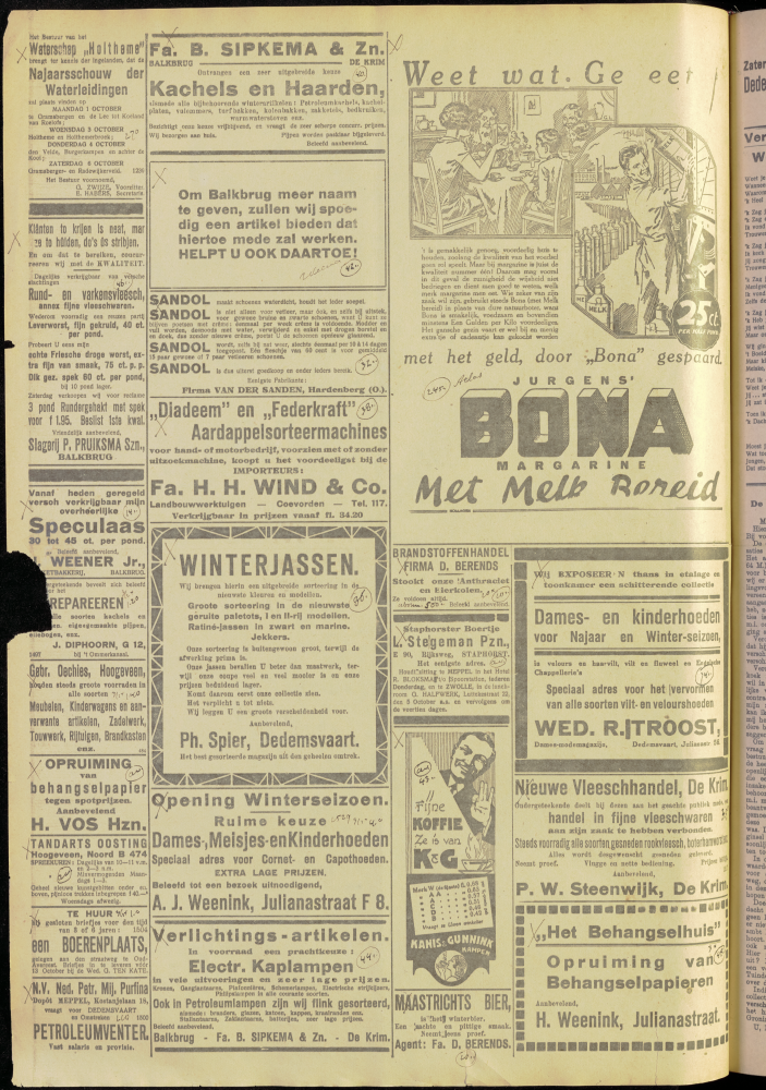 Bekijk detail van "Dedemsvaartsche Courant 29/9/1928 pagina 4 van 12<br xmlns:atlantis="urn:atlantis" />"