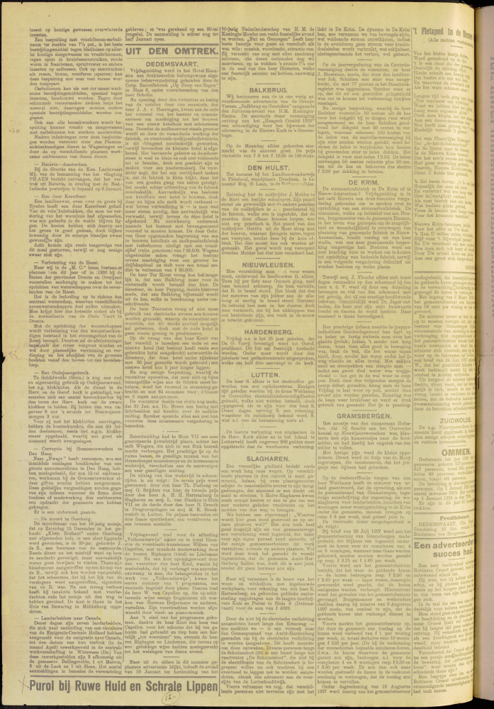 Bekijk detail van "Dedemsvaartsche Courant 5/1/1929 pagina 8 van 12<br xmlns:atlantis="urn:atlantis" />"