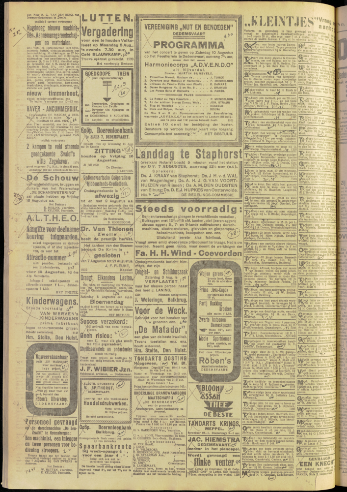 Bekijk detail van "Dedemsvaartsche Courant 3/8/1929 pagina 8 van 8<br xmlns:atlantis="urn:atlantis" />"