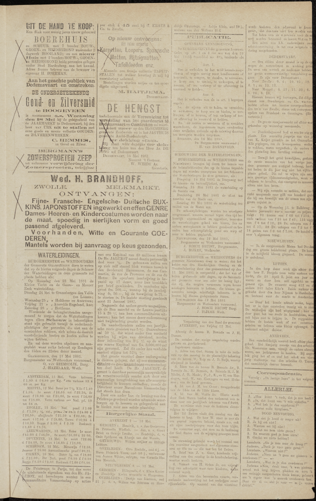 Bekijk detail van "Dedemsvaartsche Courant 14/5/1881 pagina 3 van 4<br xmlns:atlantis="urn:atlantis" />"