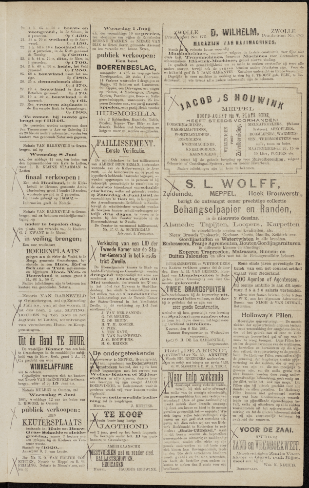 Bekijk detail van "Dedemsvaartsche Courant 28/5/1881 pagina 3 van <span class="highlight">4</span><br xmlns:atlantis="urn:atlantis" />"