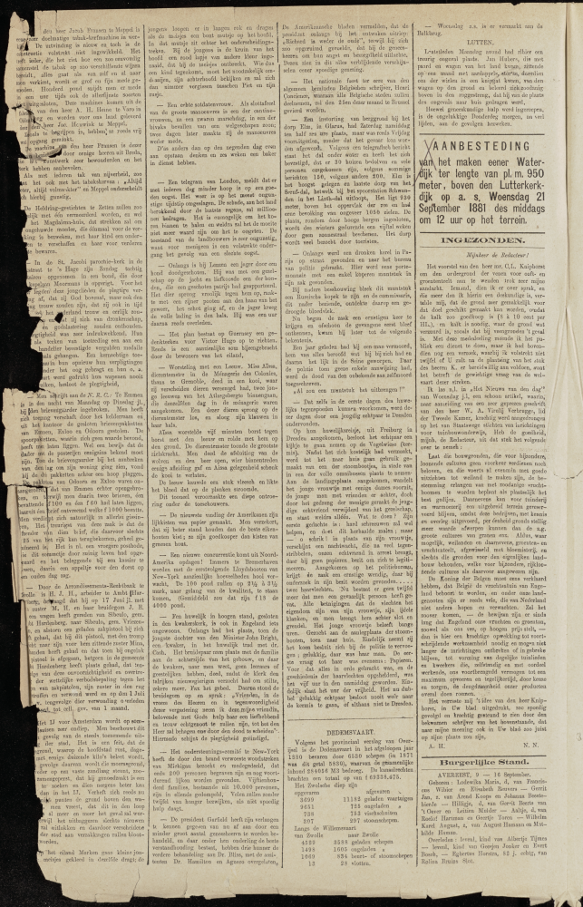 Bekijk detail van "Dedemsvaartsche Courant 17/9/1881 pagina 2 van 4<br xmlns:atlantis="urn:atlantis" />"