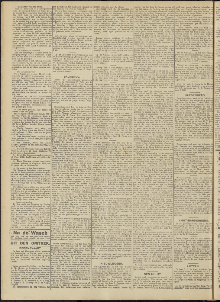 Bekijk detail van "Dedemsvaartsche Courant 26/2/1930 pagina 2 van 8<br xmlns:atlantis="urn:atlantis" />"