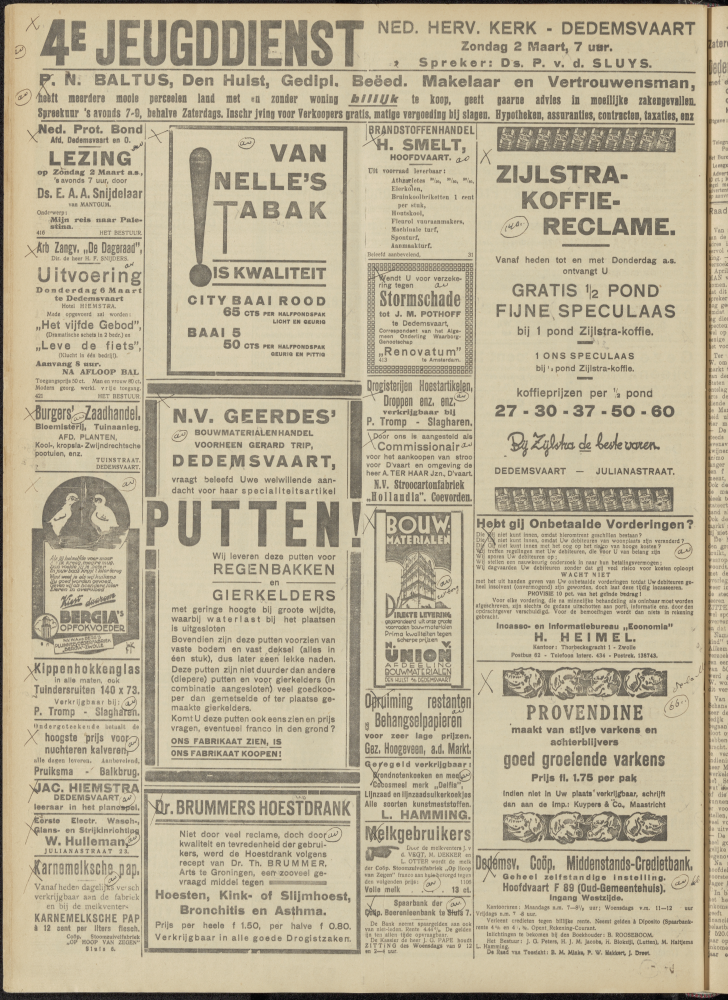 Bekijk detail van "Dedemsvaartsche Courant 1/3/1930 pagina 4 van 8<br xmlns:atlantis="urn:atlantis" />"