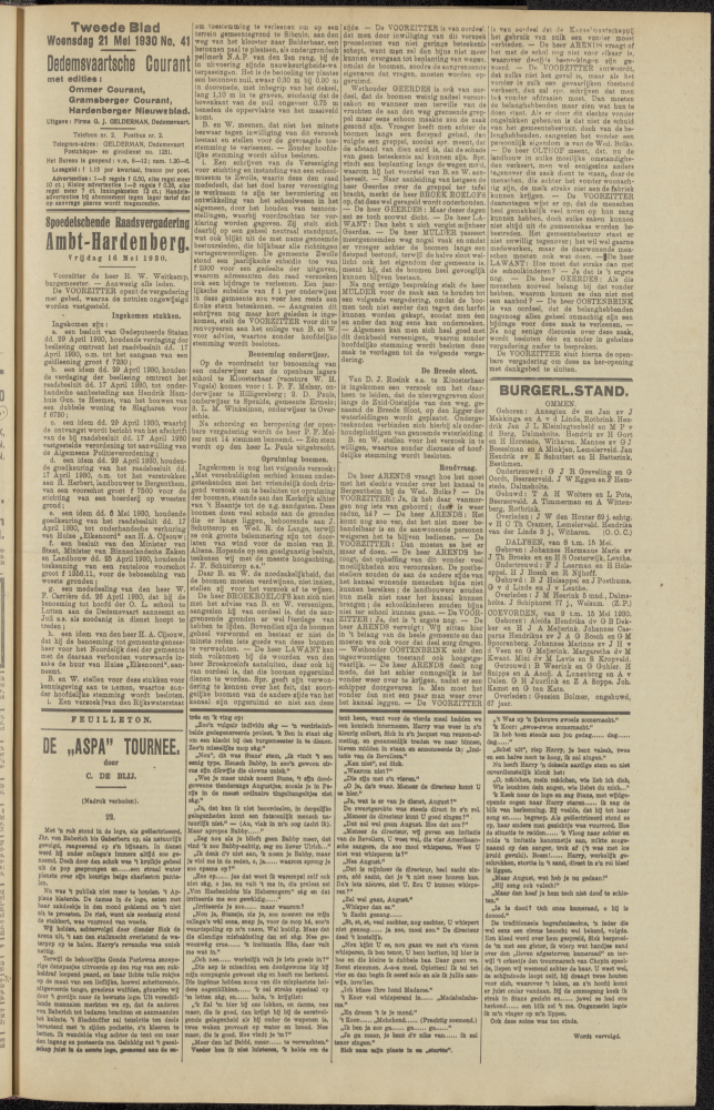 Bekijk detail van "Dedemsvaartsche Courant 21/5/1930 pagina 5 van 8<br xmlns:atlantis="urn:atlantis" />"