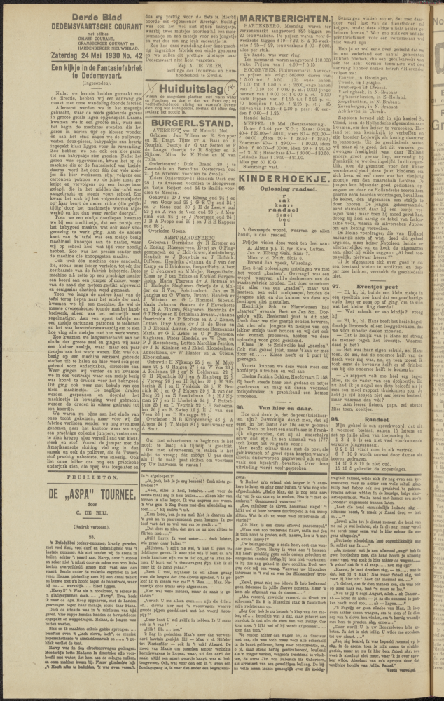 Bekijk detail van "Dedemsvaartsche Courant 24/5/1930 pagina 10 <span class="highlight">van</span> 10<br xmlns:atlantis="urn:atlantis" />"