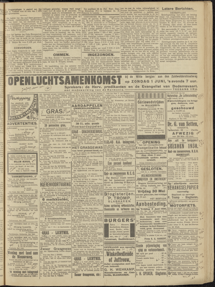 Bekijk detail van "Dedemsvaartsche Courant 28/5/1930 pagina 3 van 8<br xmlns:atlantis="urn:atlantis" />"