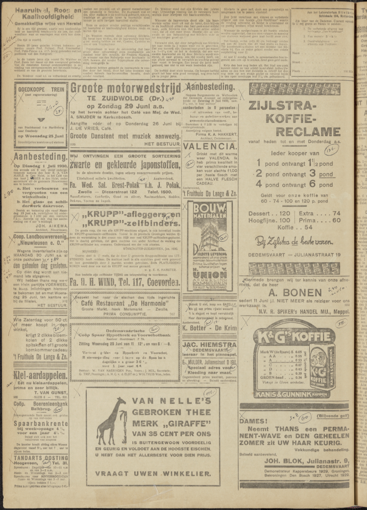 Bekijk detail van "Dedemsvaartsche Courant 21/6/1930 pagina 4 van 8<br xmlns:atlantis="urn:atlantis" />"