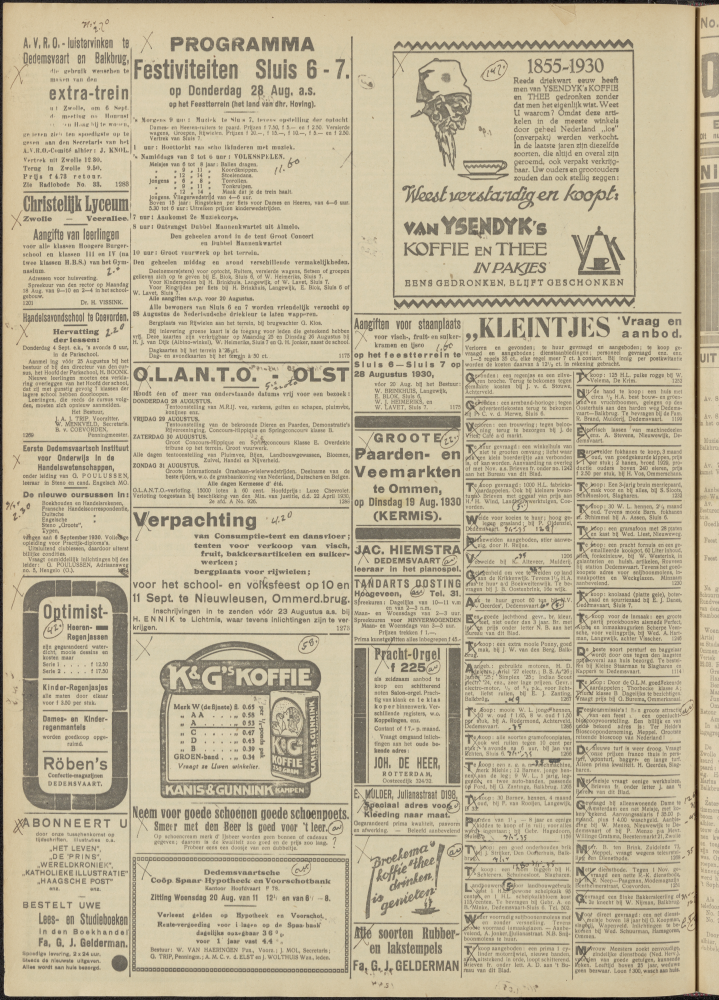 Bekijk detail van "Dedemsvaartsche Courant 16/8/1930 pagina 8 van 8<br xmlns:atlantis="urn:atlantis" />"