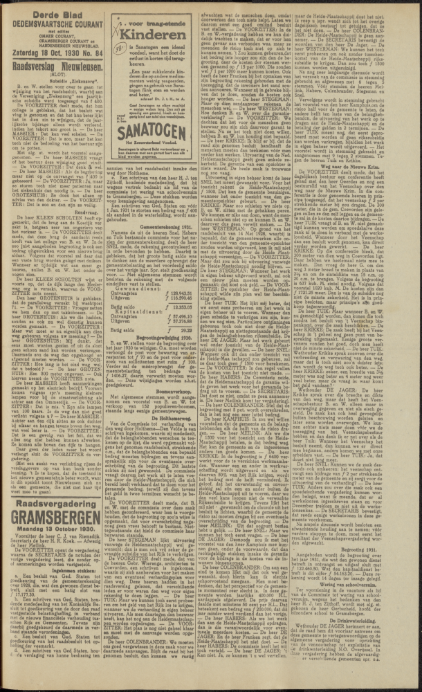 Bekijk detail van "Dedemsvaartsche Courant 18/10/1930 pagina 9 van 10<br xmlns:atlantis="urn:atlantis" />"