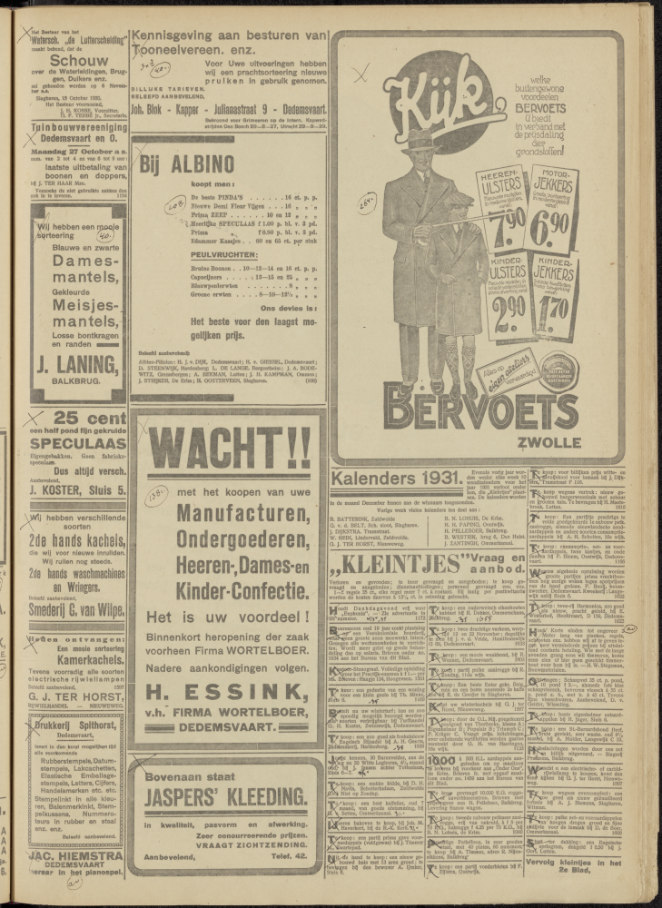 Bekijk detail van "Dedemsvaartsche Courant 25/10/1930 pagina 3 van 10<br xmlns:atlantis="urn:atlantis" />"