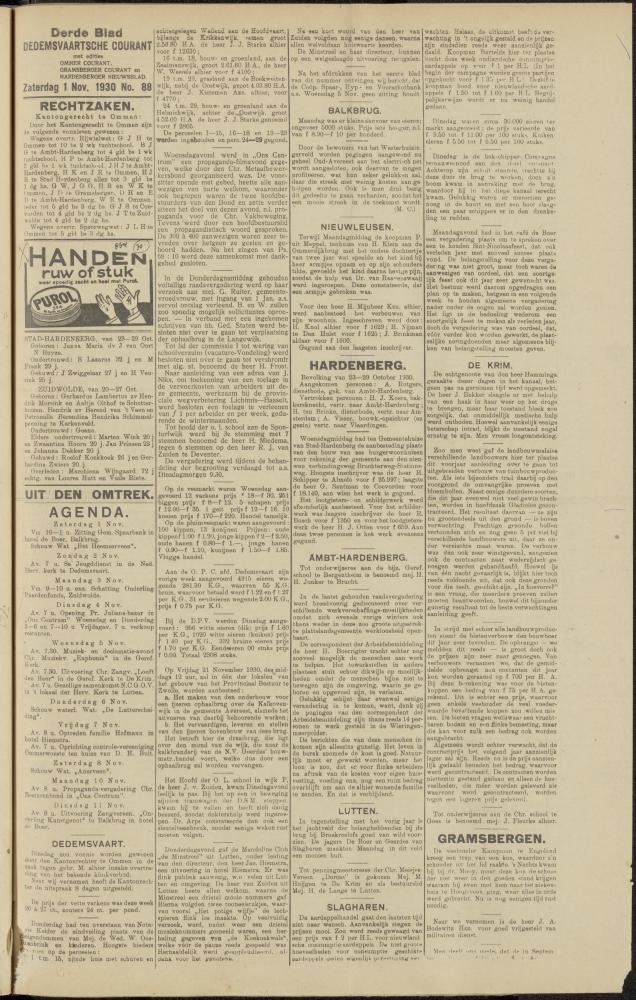 Bekijk detail van "Dedemsvaartsche Courant 1/11/1930 pagina 9 van 12<br xmlns:atlantis="urn:atlantis" />"