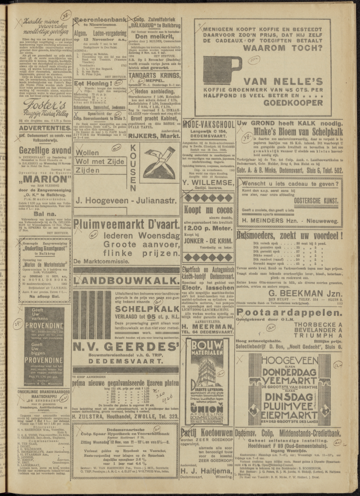 Bekijk detail van "Dedemsvaartsche Courant 8/11/1930 pagina 3 van 12<br xmlns:atlantis="urn:atlantis" />"