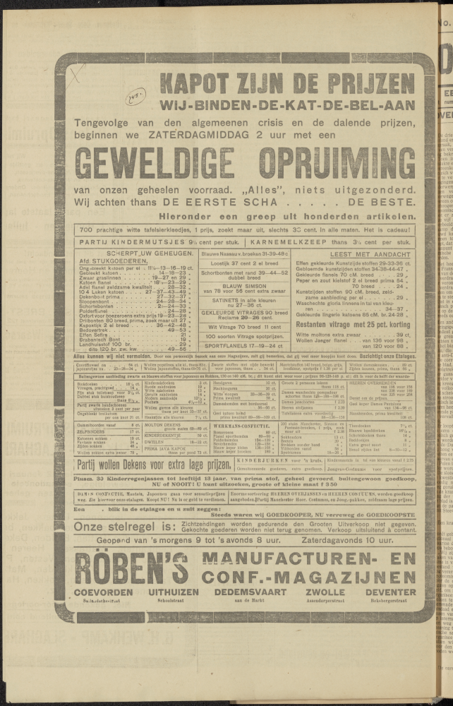 Bekijk detail van "Dedemsvaartsche Courant 10/1/1931 pagina 12 van 12<br xmlns:atlantis="urn:atlantis" />"