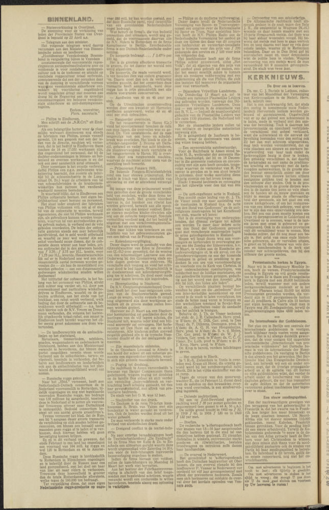 Bekijk detail van "Dedemsvaartsche Courant 11/3/1931 pagina 6 van 8<br xmlns:atlantis="urn:atlantis" />"