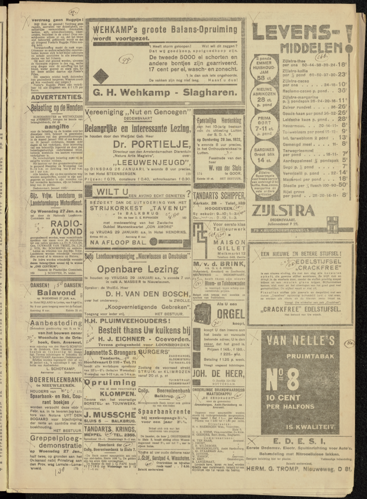 Bekijk detail van "Dedemsvaartsche Courant 23/1/1932 pagina 3 van 8<br xmlns:atlantis="urn:atlantis" />"