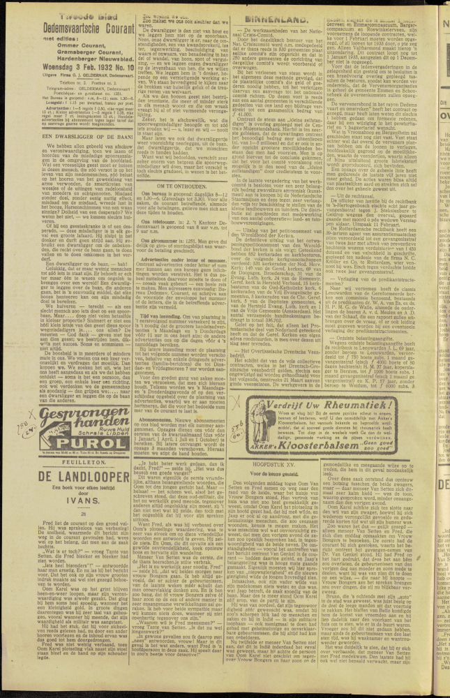 Bekijk detail van "Dedemsvaartsche Courant 3/2/1932 pagina 6 van 6<br xmlns:atlantis="urn:atlantis" />"