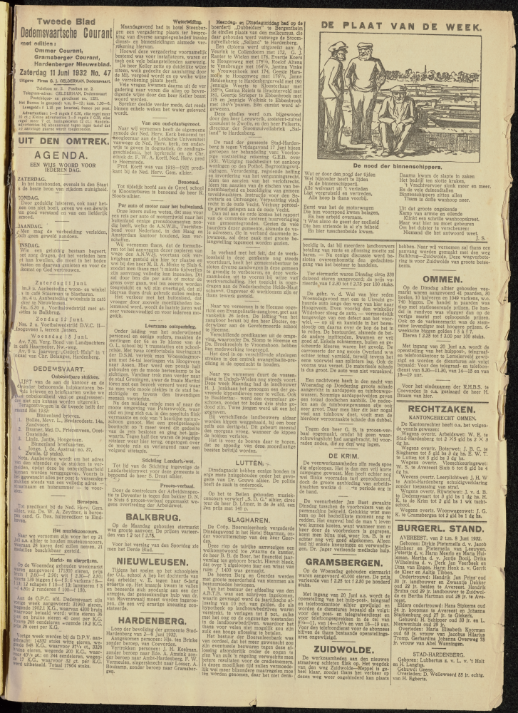 Bekijk detail van "Dedemsvaartsche Courant 11/6/1932 pagina 5 van 10<br xmlns:atlantis="urn:atlantis" />"