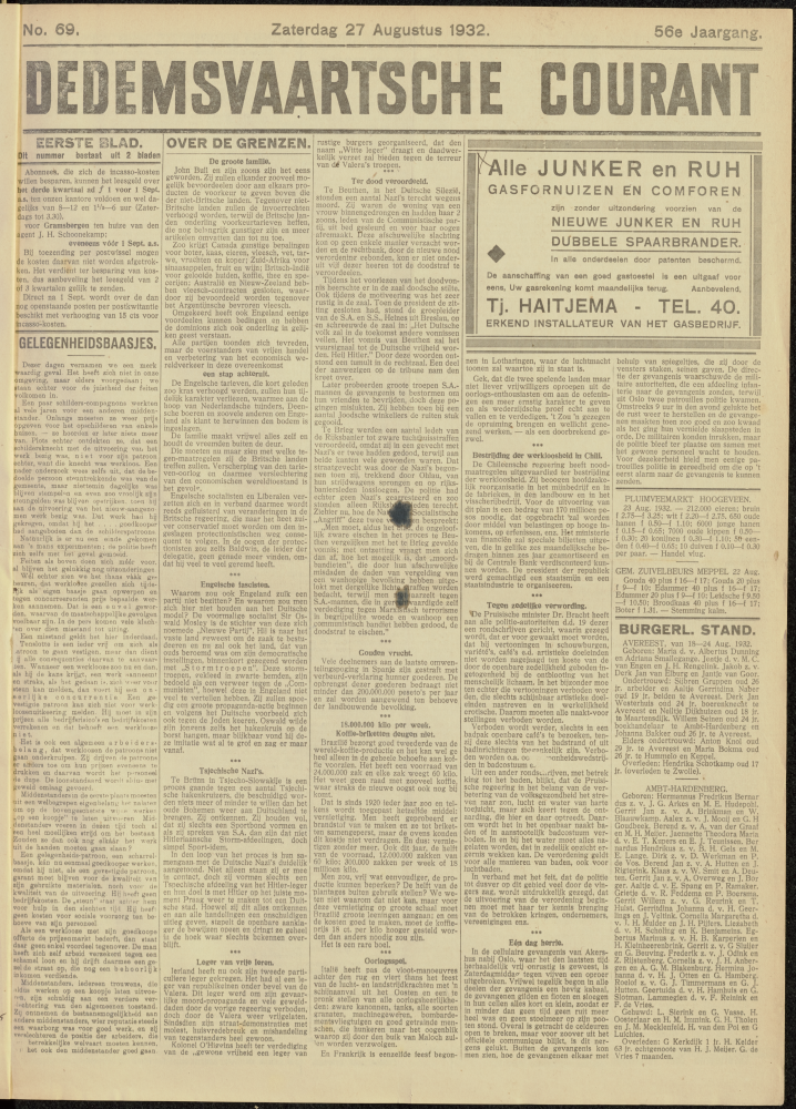 Bekijk detail van "Dedemsvaartsche Courant 27/8/1932 pagina <span class="highlight">1</span> van 8<br xmlns:atlantis="urn:atlantis" />"