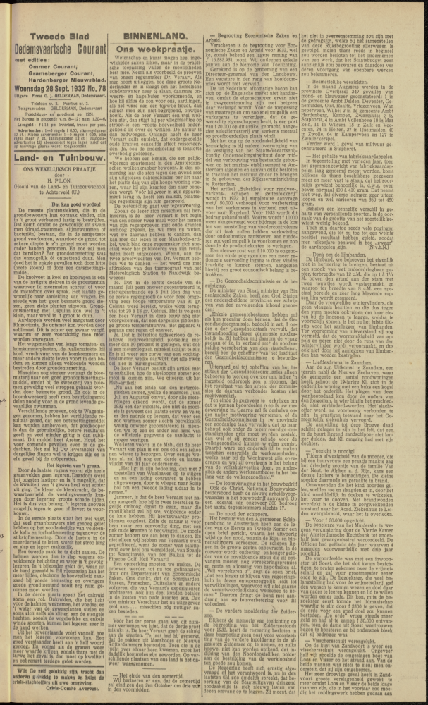 Bekijk detail van "Dedemsvaartsche Courant 28/9/1932 pagina 5 van 6<br xmlns:atlantis="urn:atlantis" />"