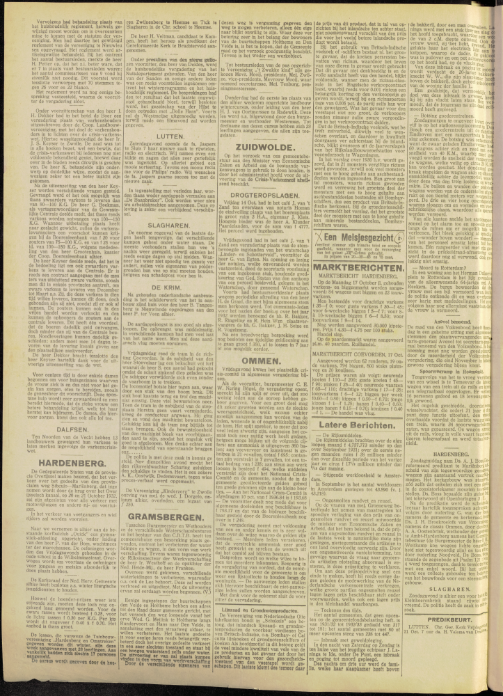 Bekijk detail van "Dedemsvaartsche Courant 19/10/1932 pagina 2 van 6<br xmlns:atlantis="urn:atlantis" />"