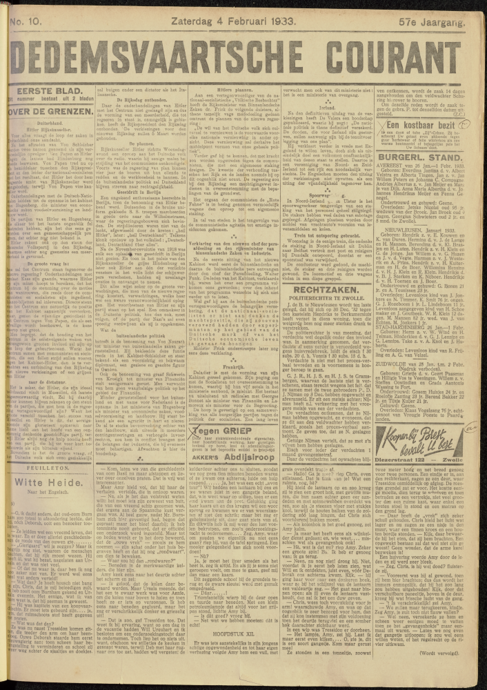 Bekijk detail van "Dedemsvaartsche Courant 4/2/1933 pagina <span class="highlight">1</span> van 8<br xmlns:atlantis="urn:atlantis" />"