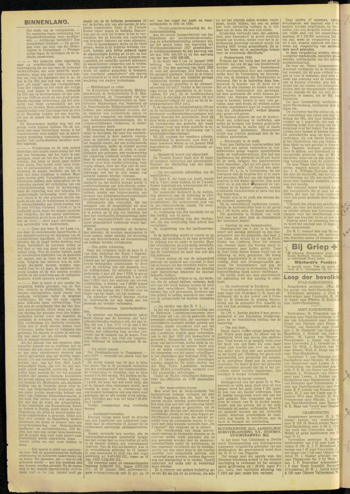 Bekijk detail van "Dedemsvaartsche Courant 4/2/1933 pagina 2 van 8<br xmlns:atlantis="urn:atlantis" />"