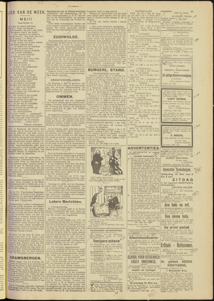 Bekijk detail van "Dedemsvaartsche Courant 6/5/1933 pagina 7 van 8<br xmlns:atlantis="urn:atlantis" />"