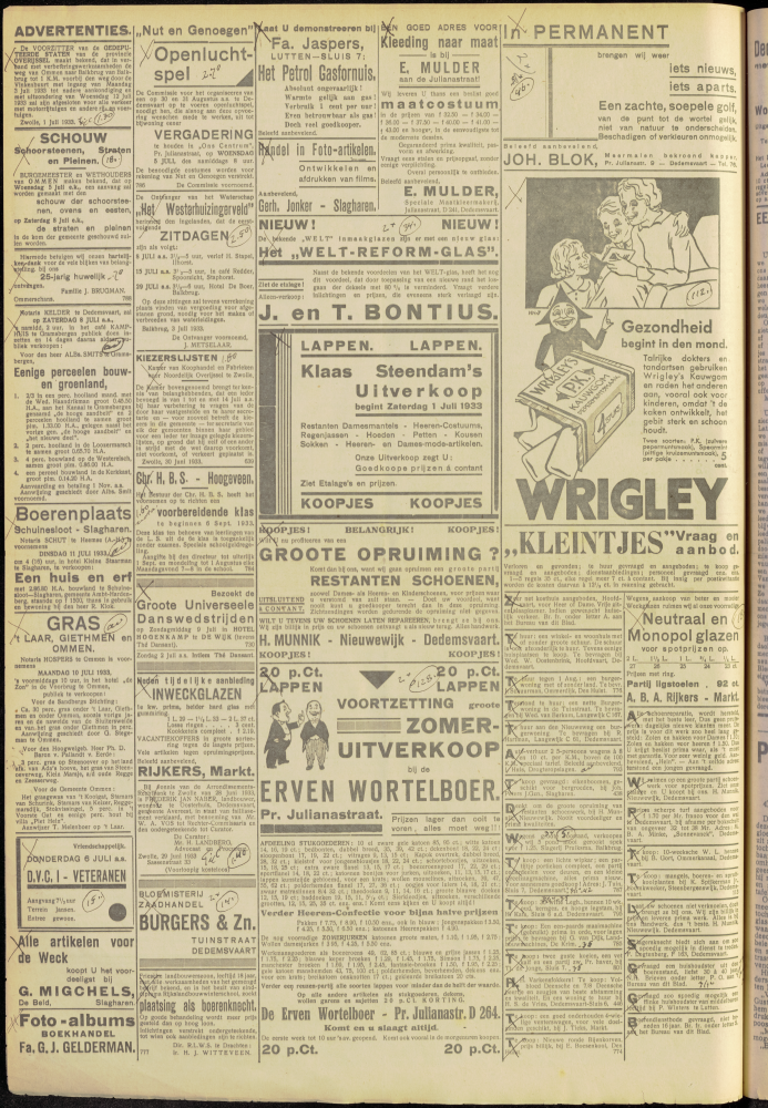 Bekijk detail van "Dedemsvaartsche Courant 5/7/1933 pagina 4 van 6<br xmlns:atlantis="urn:atlantis" />"