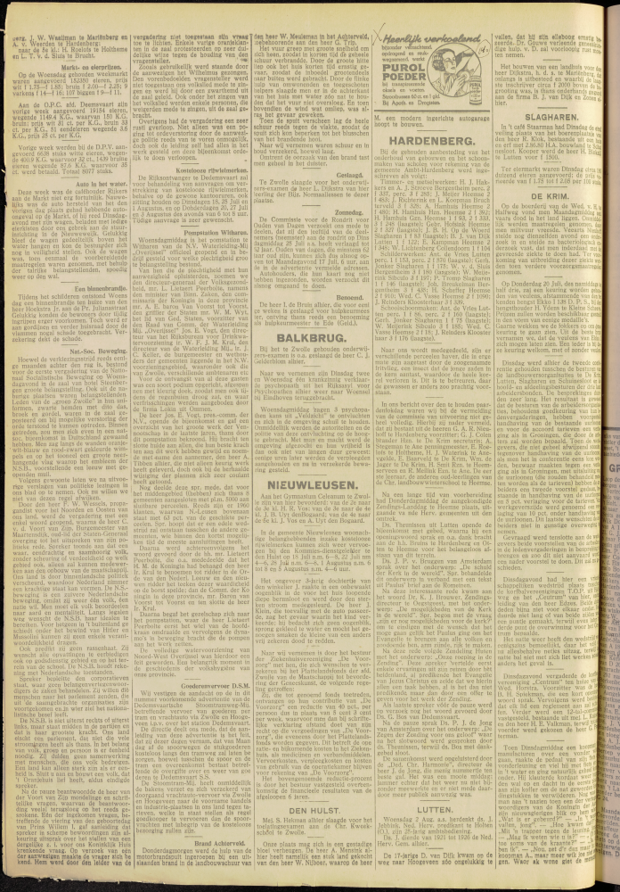 Bekijk detail van "Dedemsvaartsche Courant 15/7/1933 pagina 6 van 8<br xmlns:atlantis="urn:atlantis" />"