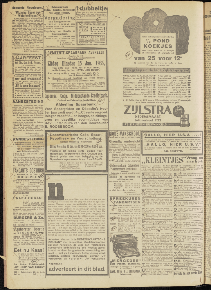 Bekijk detail van "Dedemsvaartsche Courant 12/1/1935 pagina 4 van 12<br xmlns:atlantis="urn:atlantis" />"