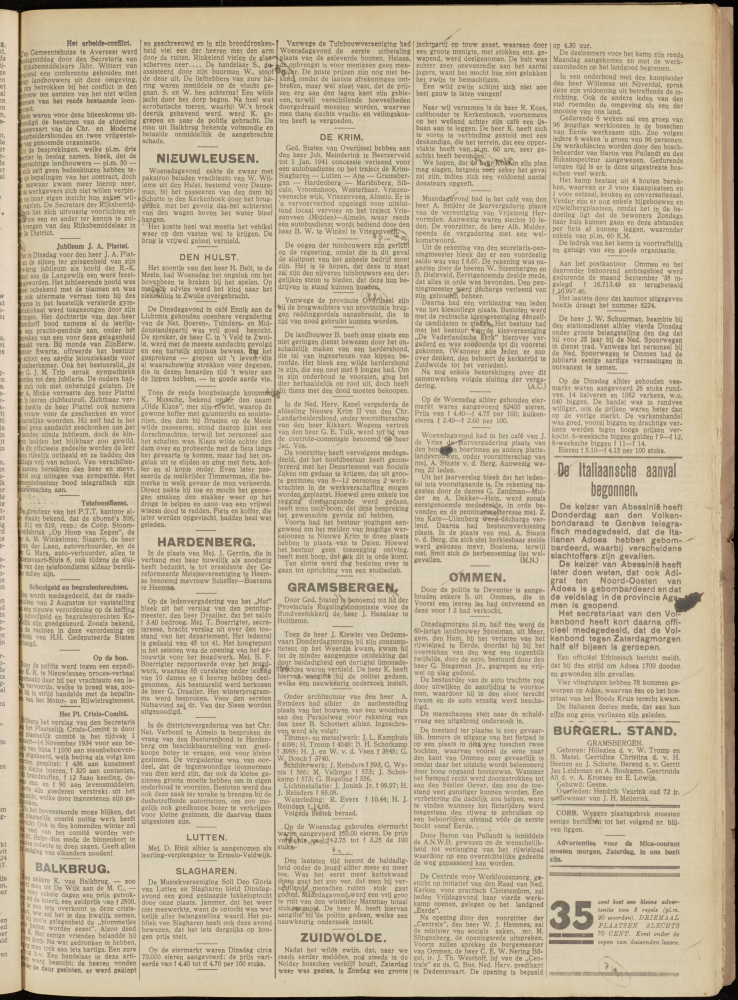 Bekijk detail van "Dedemsvaartsche Courant 5/10/1935 pagina 11 van 12<br xmlns:atlantis="urn:atlantis" />"