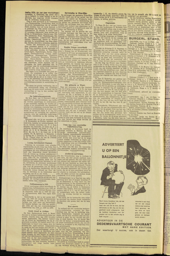 Bekijk detail van "Dedemsvaartsche Courant 19/2/1936 pagina 8 van 8<br xmlns:atlantis="urn:atlantis" />"