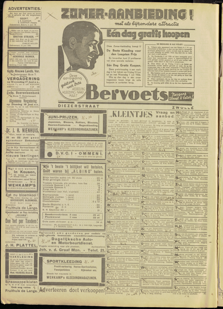 Bekijk detail van "Dedemsvaartsche Courant 13/6/1936 pagina 10 van 14<br xmlns:atlantis="urn:atlantis" />"