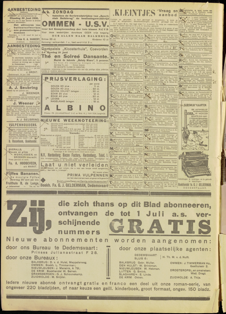 Bekijk detail van "Dedemsvaartsche Courant 20/6/1936 pagina 10 van 14<br xmlns:atlantis="urn:atlantis" />"