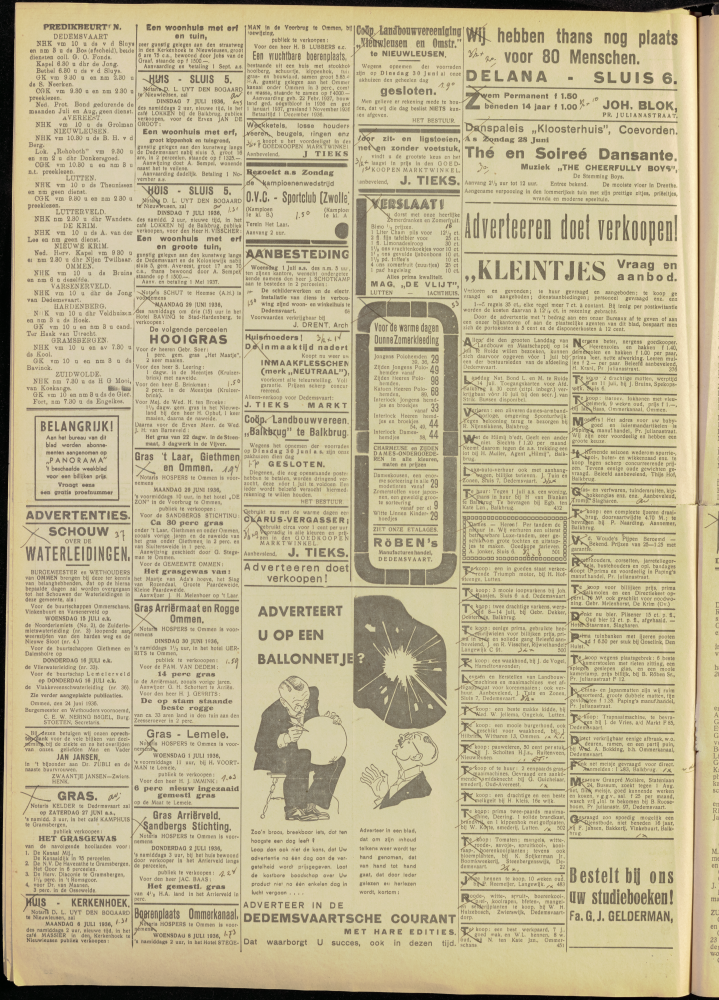 Bekijk detail van "Dedemsvaartsche Courant 27/6/1936 pagina 8 van 12<br xmlns:atlantis="urn:atlantis" />"