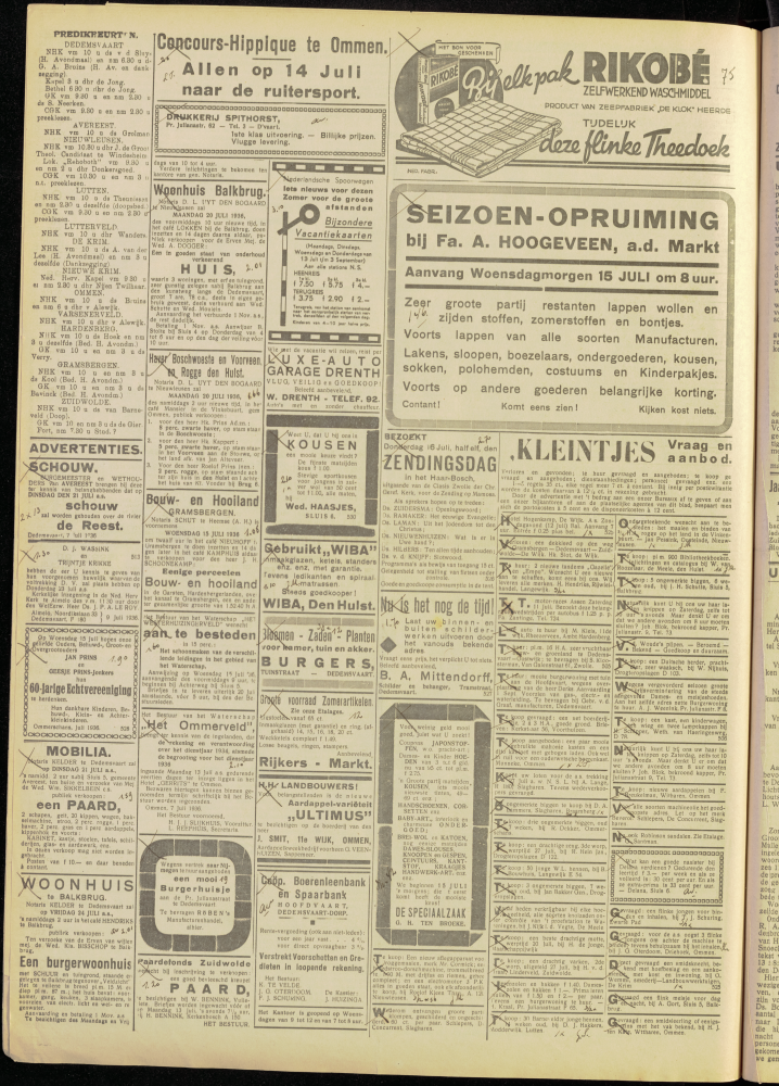 Bekijk detail van "Dedemsvaartsche Courant 11/7/1936 pagina 8 van 12<br xmlns:atlantis="urn:atlantis" />"