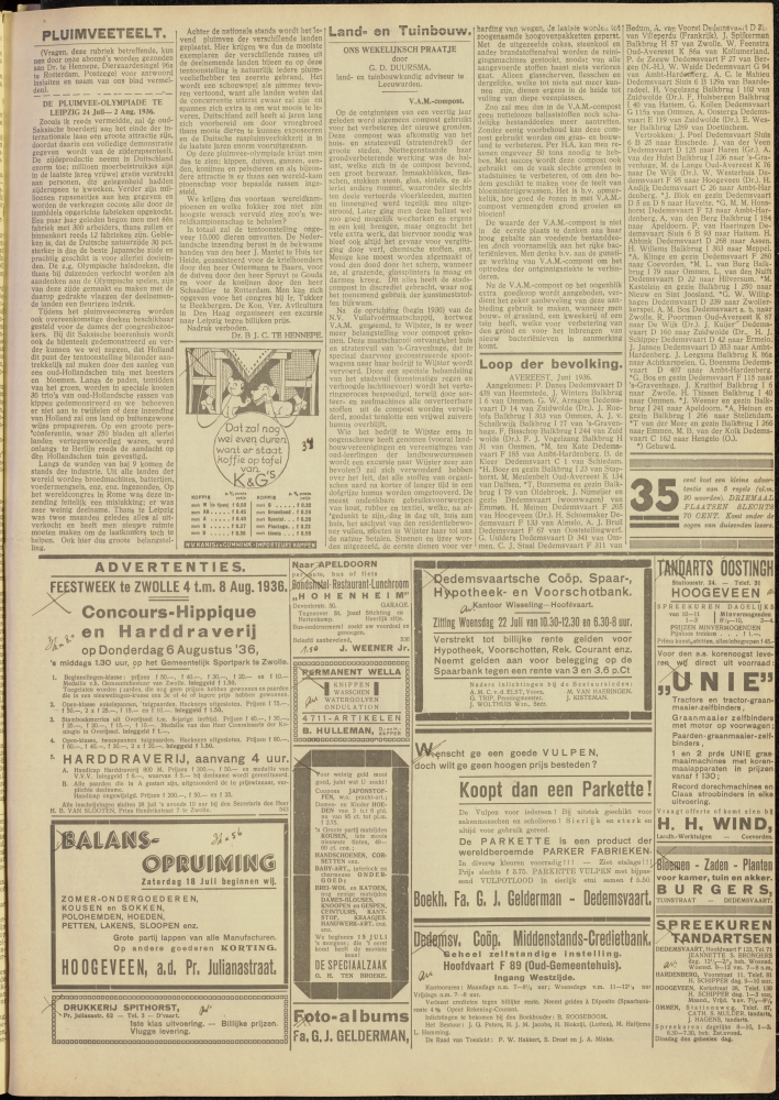 Bekijk detail van "Dedemsvaartsche Courant 18/7/1936 pagina 3 van 12<br xmlns:atlantis="urn:atlantis" />"