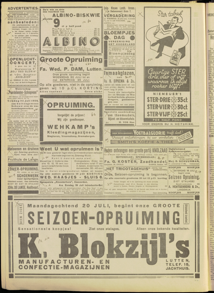 Bekijk detail van "Dedemsvaartsche Courant 18/7/1936 pagina 8 van 12<br xmlns:atlantis="urn:atlantis" />"