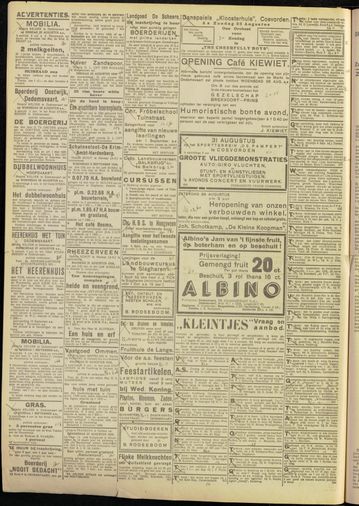 Bekijk detail van "Dedemsvaartsche Courant 22/8/1936 pagina 8 van 12<br xmlns:atlantis="urn:atlantis" />"