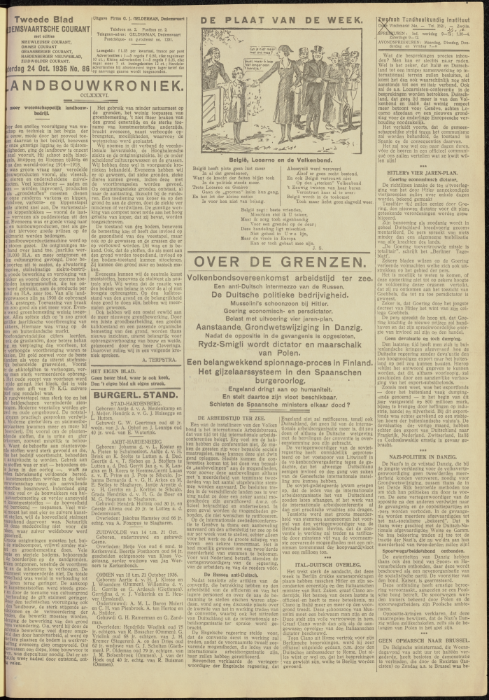 Bekijk detail van "Dedemsvaartsche Courant 24/10/1936 pagina 5 van 12<br xmlns:atlantis="urn:atlantis" />"