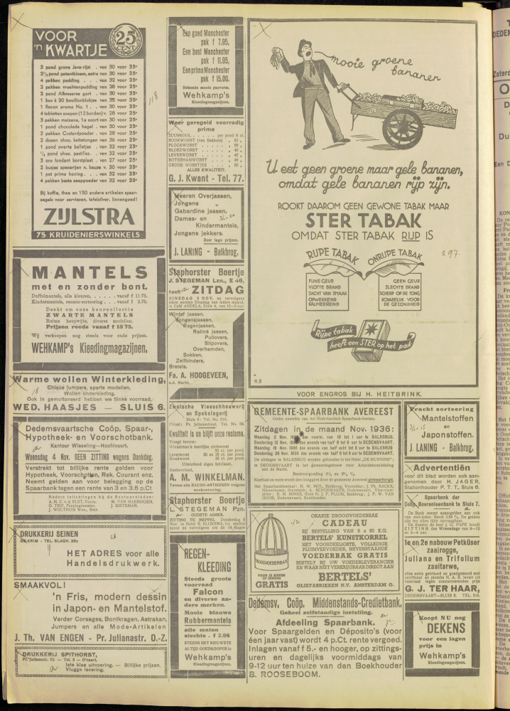 Bekijk detail van "Dedemsvaartsche Courant 31/10/1936 pagina 4 van 12<br xmlns:atlantis="urn:atlantis" />"
