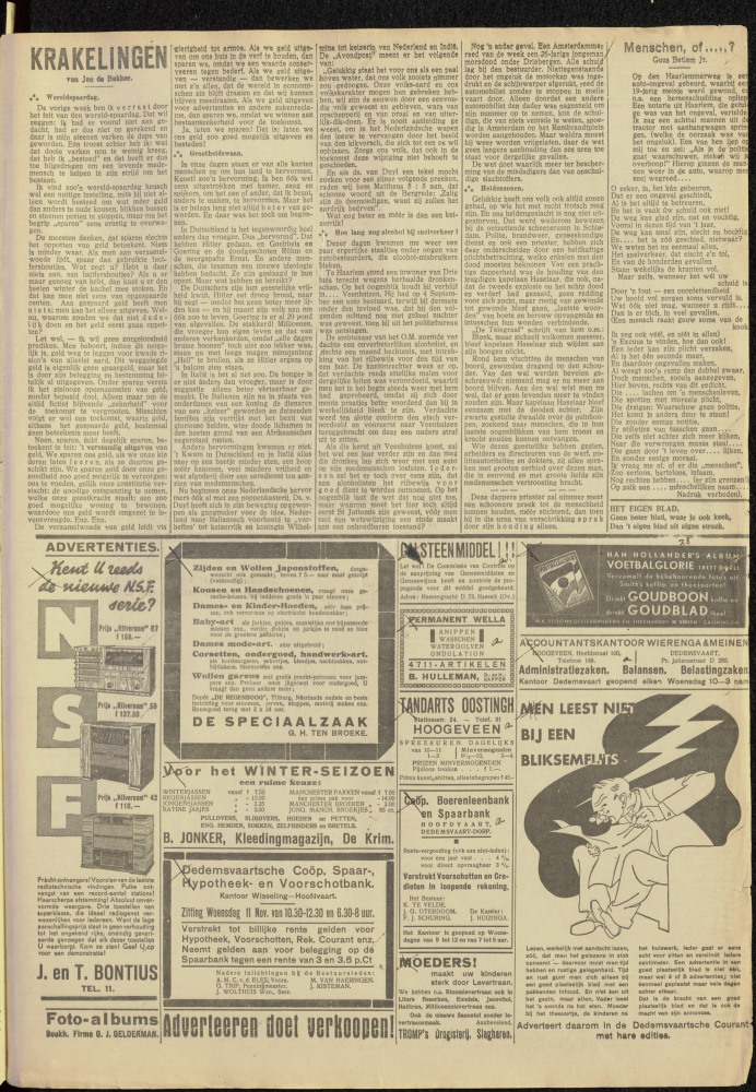 Bekijk detail van "Dedemsvaartsche Courant 7/11/1936 pagina 3 van 14<br xmlns:atlantis="urn:atlantis" />"