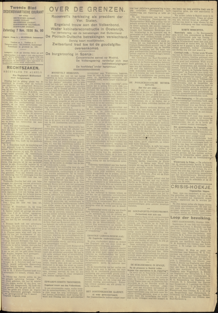 Bekijk detail van "Dedemsvaartsche Courant 7/11/1936 pagina 5 van 14<br xmlns:atlantis="urn:atlantis" />"